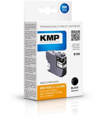 Kmp Patrone Brother Lc3213bkc Black 400    B100 Remanufact