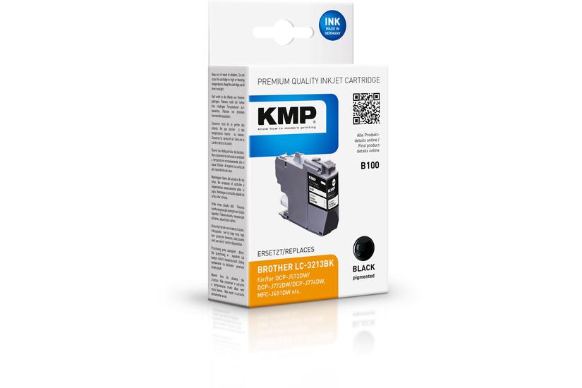 Kmp Patrone Brother Lc3213bkc Black 400 B100 Remanufact