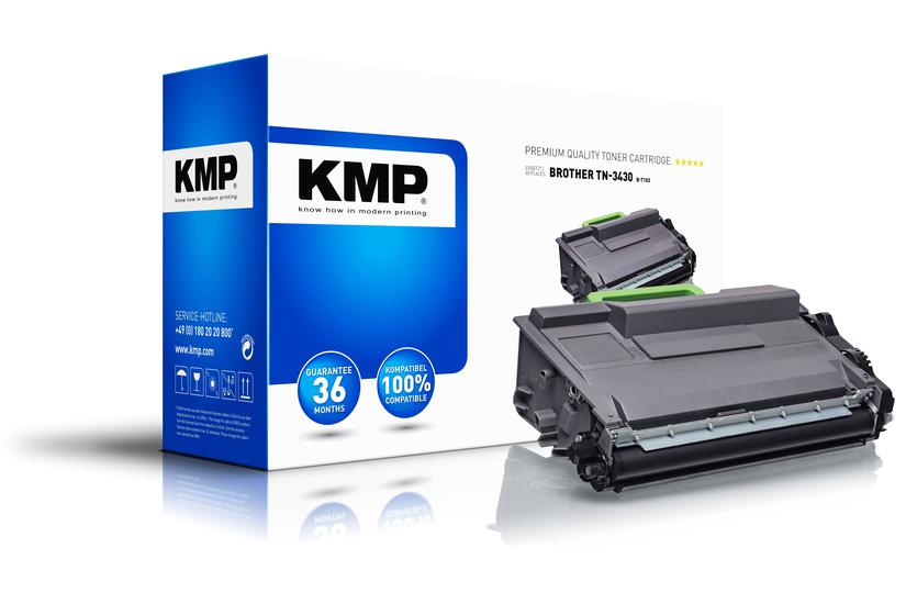 Kmp Patrone Brother Tn-3430 Schwarz 3000s -t103
