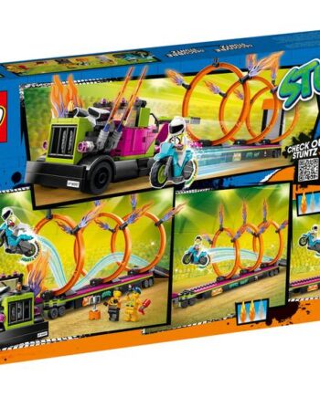 Lego City 60357 Stunttruck Og Ildringe-udfordring Byggesæt