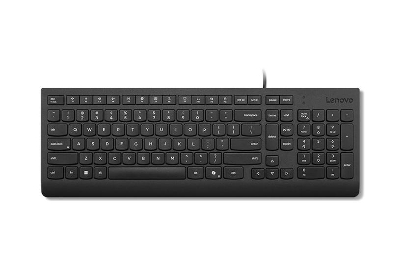 Lenovo Essential Tastatur Qwerty Dansk Sort Indgangsudstyr