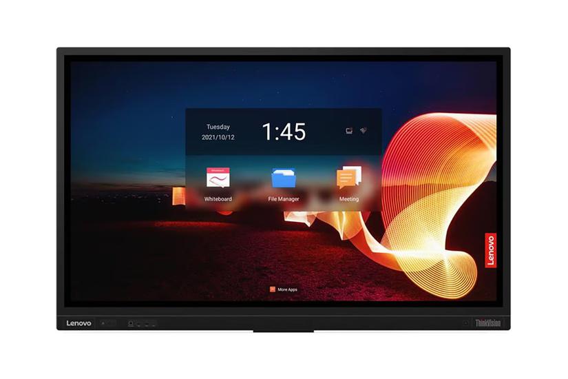 Lenovo Thinkvision T65 65 Quot Led-bagbelyst Lcd Paneldisplay 4k For Interaktiv Kommunikation