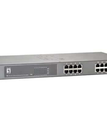 Levelone Fep-1612w150 Switch 16 Porte Monterbar På Stativ
