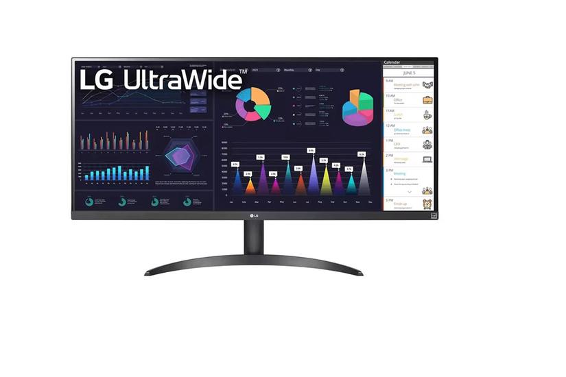 Lg Ultrawide 34wq500- Skærm Led Baglys 34 Quot Amd Freesync Ips 5ms 1ms Uwfhd 2560x1080 Ved 100hz
