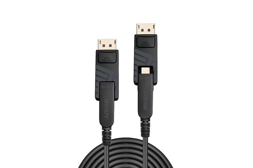 Lindy 38480 Displayport Kabel 10 Mini Displayport Sort