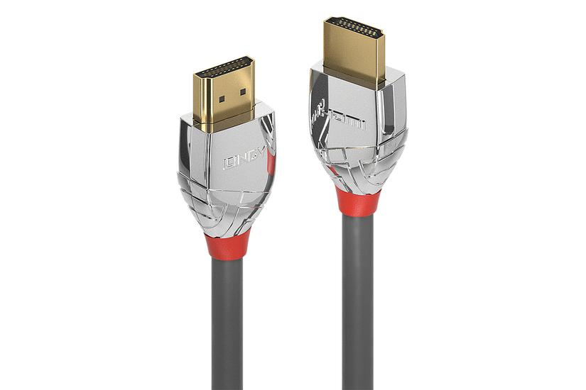 Lindy 37872 Hdmi-kabel Hdmi Type Standard Grå Sølv