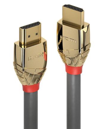 Lindy 37864 Hdmi-kabel     Hdmi Type    Standard  Guld  Grå