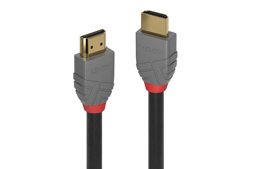 Lindy 36966 Hdmi-kabel Hdmi Type Standard Sort Grå