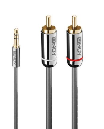 Lindy 35336 Lydkabel       5mm     Rca Anthracit