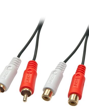 Lindy 35671 Lydkabel         Rca Sort  Rød  Hvid