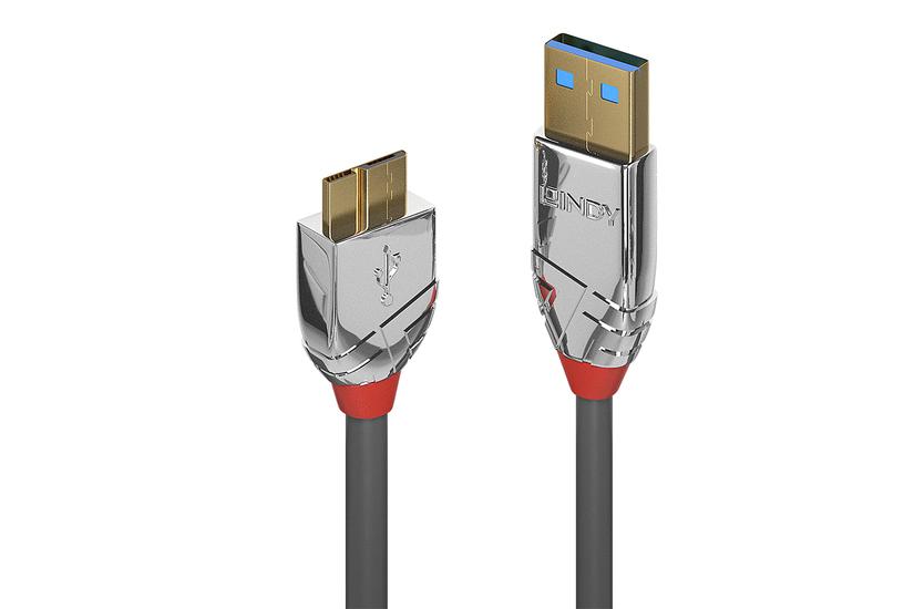 Lindy 36656 Usb-kabel Usb Gen Gen Usb Micro-usb Grå