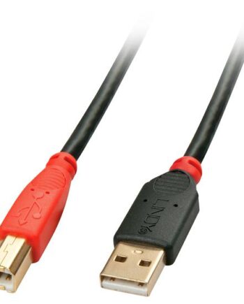 Lindy 42761 Usb-kabel Usb     10   Usb   Usb   Sort  Rød