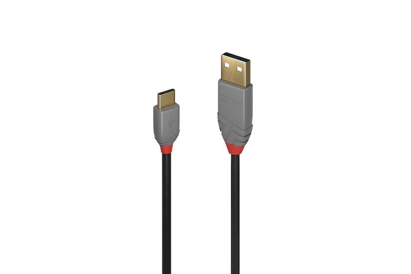 Lindy 36888 Usb-kabel Usb Usb Usb Sort Grå