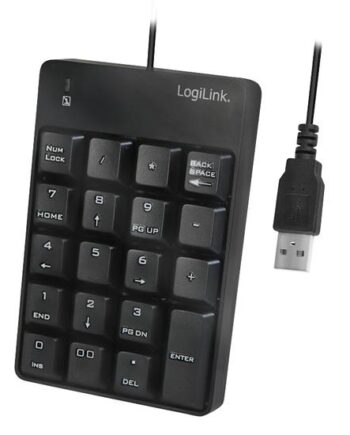 Logilink Id0184 Numerisk Tastatur Laptop Sort