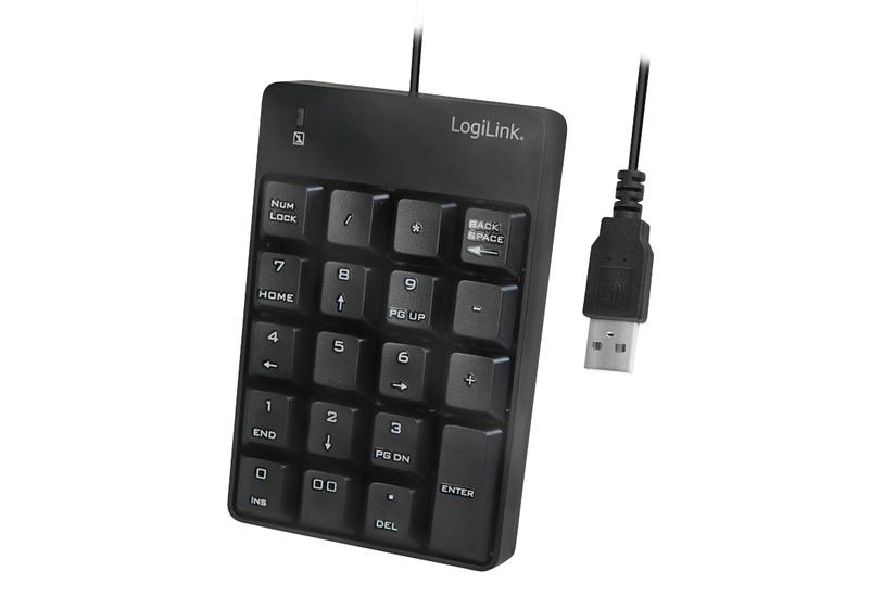 Logilink Id0184 Numerisk Tastatur Laptop Sort