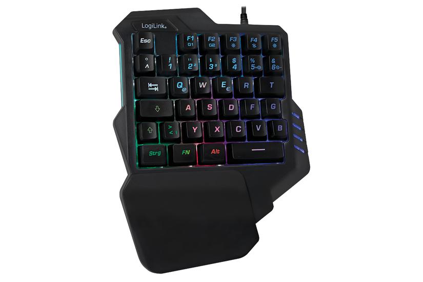 Logilink Id0181 Tastatur Spil Usb Engelsk Sort