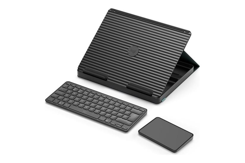 Logitech Casa Pop-up Desk Tastatur Og Touchpad-sæt Klassisk Chic Indgangsudstyr