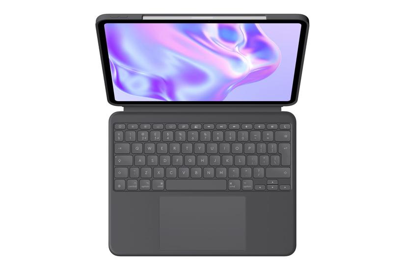 Logitech Combo Touch Tastatur Og Folio-kasse Med Trackpad Qwerty Uk Grafit Indgangsudstyr