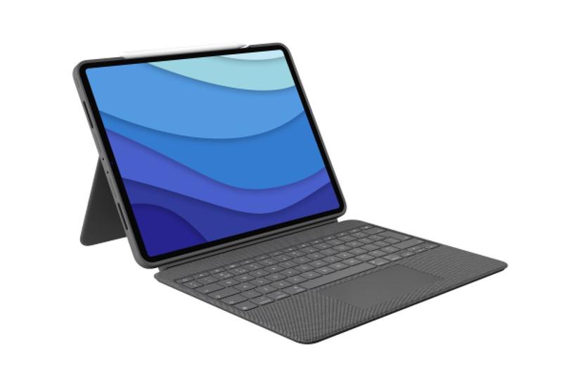 Logitech Combo Touch Tastatur Og Folio-kasse Med Trackpad Qwertz Tysk Grafit Indgangsudstyr