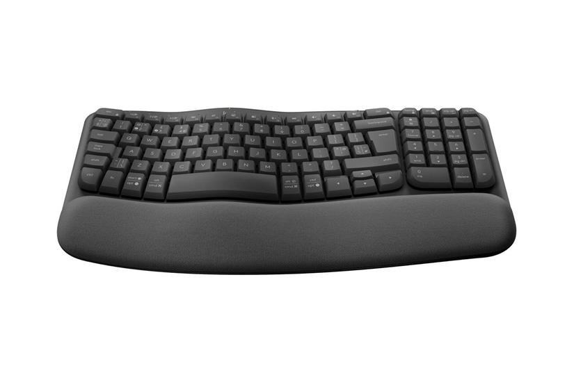 Logitech Ergo Series Wave Keys For Business Tastatur Qwerty Us International Grafit Indgangsudstyr