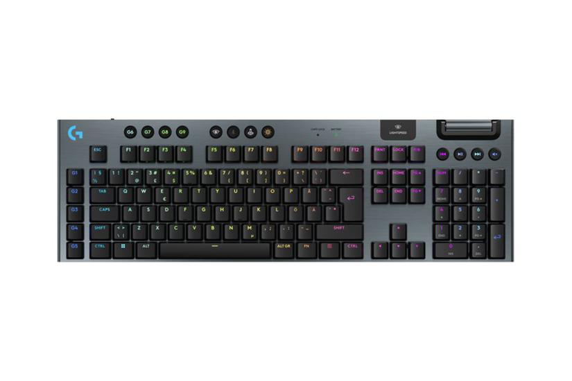 Logitech G915 Tastatur Gaming Lightspeed Full Size Sort Indgangsudstyr Nordisk
