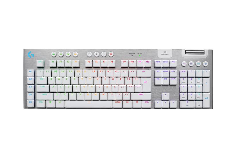 Logitech G915 Tastatur Lightspeed Qwerty Us International Hvid Indgangsudstyr