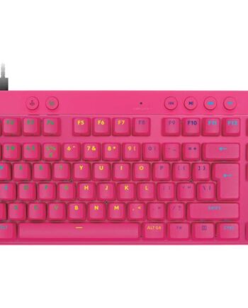 Logitech   Pro   Rapid Tastatur Tkl Qwerty Us International Pink Indgangsudstyr