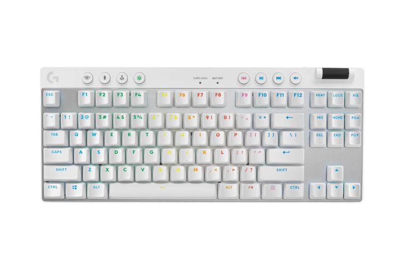 Logitech Pro Tkl Tastatur Qwerty Nordisk Dansk Finsk Norsk Svensk Hvid Indgangsudstyr