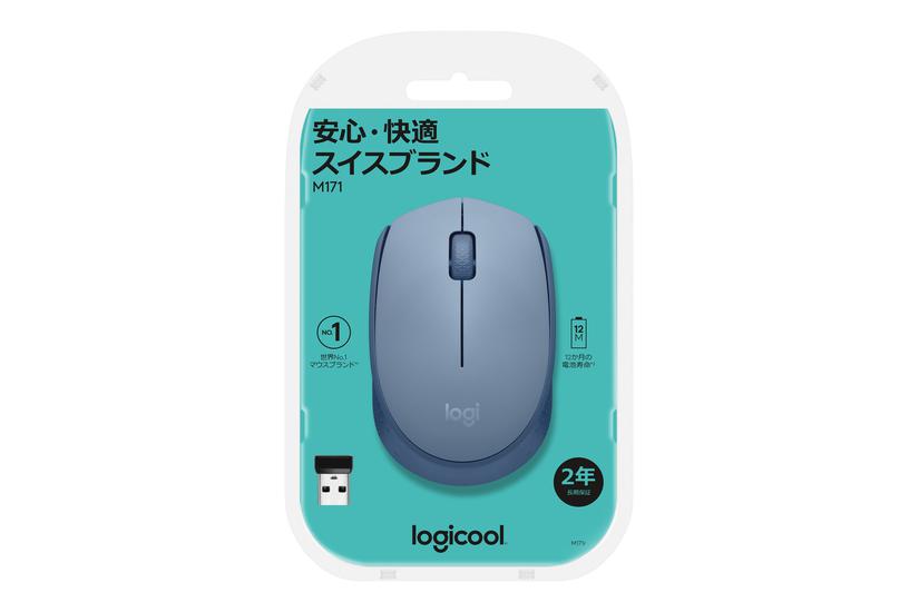 Logitech M171 Mus Ghz Blå Grå