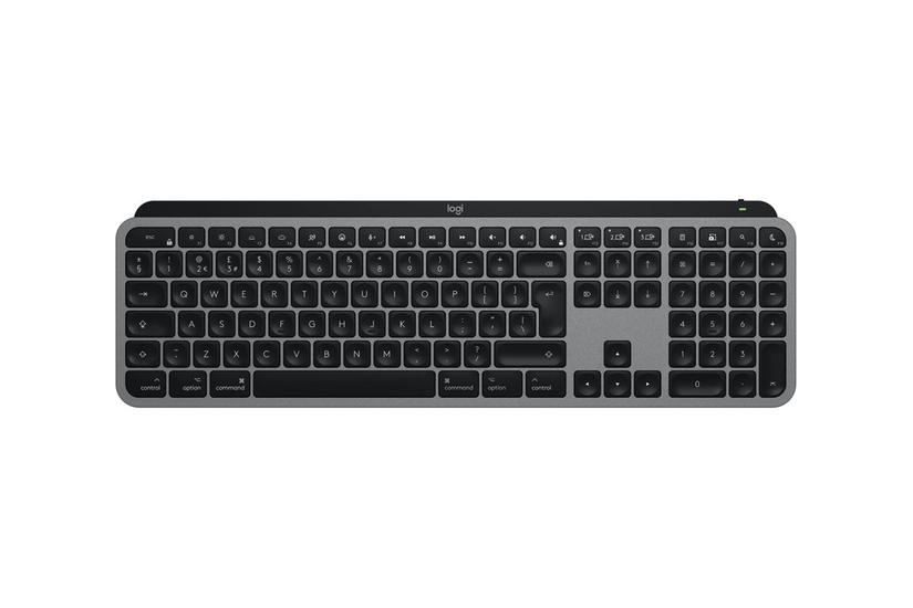 Logitech Master Series Mx Keys For Mac Tastatur Full Size Qwerty Us International Space Grey Indgangsudstyr