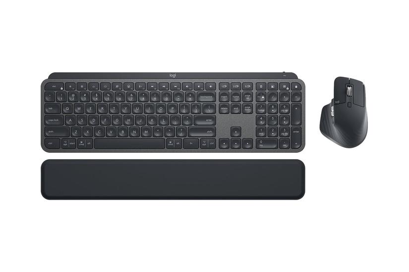Logitech Mx Keys Combo For Business Sæt Med Mus Og Tastatur Qwerty Us International Grafit Indgangsudstyr