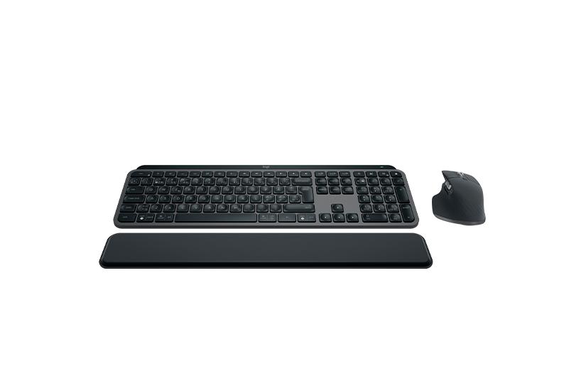 Logitech Mx Keys Combo Sæt Med Mus Og Tastatur Nordisk Dansk Finsk Norsk Svensk Grafit Med Palm Rest Indgangsudstyr