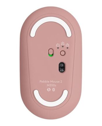 Logitech Pebble Mouse   M350s Mus Bluetooth     Le Tonal Rose
