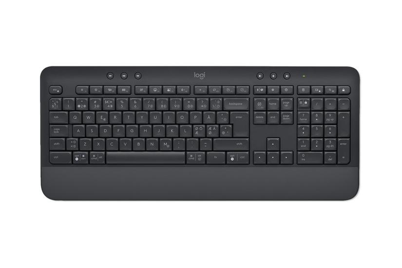 Logitech Signature K650 Tastatur Qwerty Nordisk Dansk Finsk Norsk Svensk Grafit Indgangsudstyr