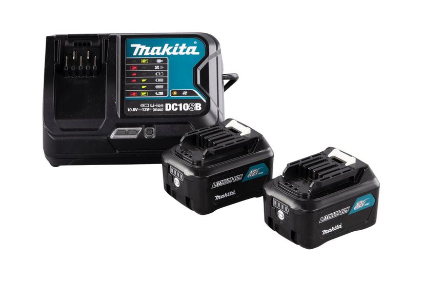 Makita Dc10sb Power Source Kit Batterioplader Med Batteri Li-ion
