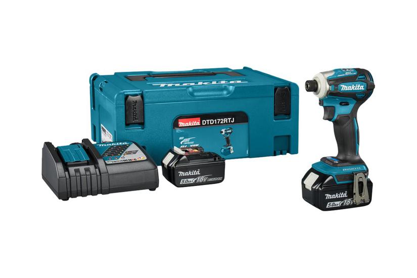 Makita Dtd172rtj Stødnøgle Ledningfri Batterier Inkluderet Oplader
