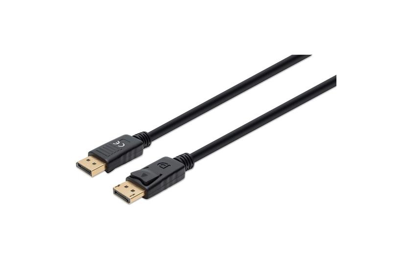 Manhattan 355568 Displayport Kabel Sort