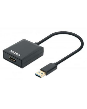 Manhattan 153690 Dockingstation Ledningsført Usb     Gen        Gen    Type-  Sort