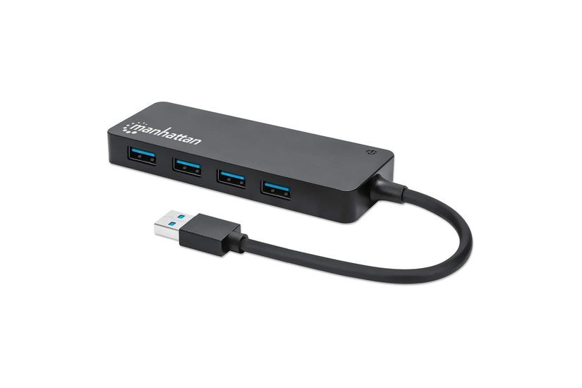 Manhattan 164900 Interface Hub Usb Gen Gen Type- 5000 Mbit Sort