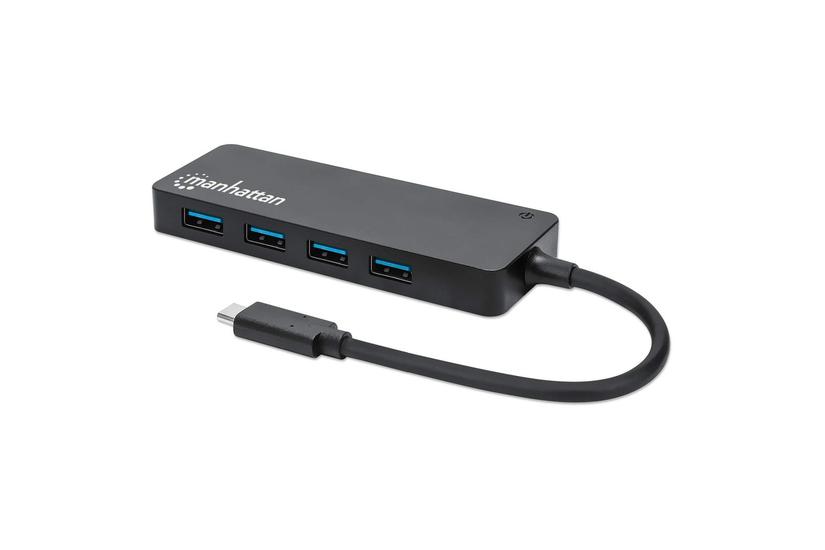 Manhattan 164924 Interface Hub Usb Gen Gen Type- 5000 Mbit Sort