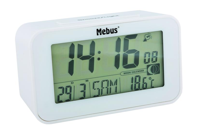 Mebus 51461 Vækkeur Hvid