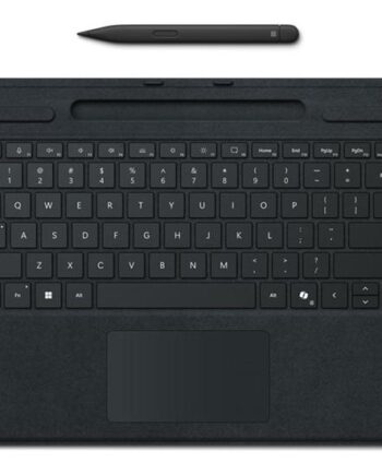 Microsoft Surface Pro Keyboard For Business Tastatur Med Penneopbevaring Med Accelerometer  Touchpad Qwerty Uk Sort Med Slim Pen Indgangsudstyr