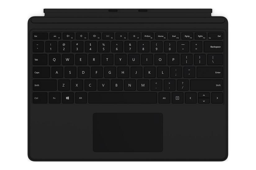 Microsoft Surface Pro Keyboard Tastatur Med Trackpad Tysk Sort Indgangsudstyr