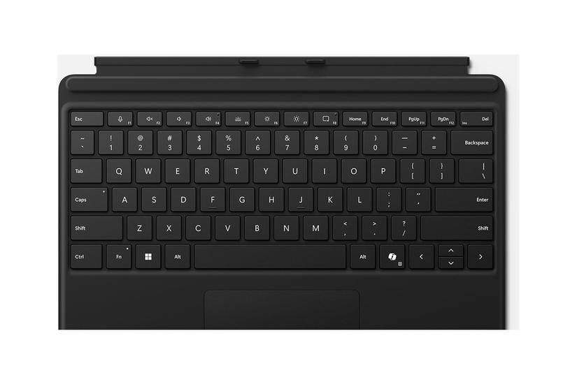 Microsoft Tastatur Med Accelerometer Touchpad Qwertz Tysk Sort Indgangsudstyr