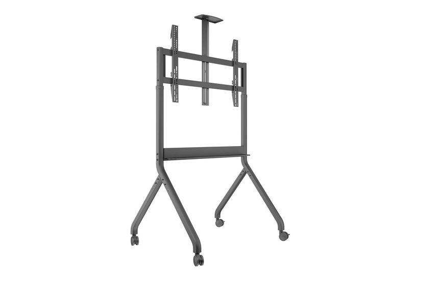Multibrackets Collaboration Floorstand Vogn Med Hjul For Fjernstyring Til Videokonferencesystem Mørk Antracitgrå