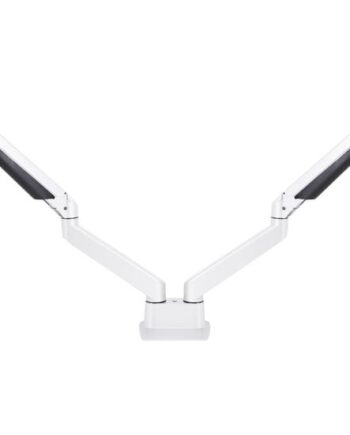 Multibrackets   Vesa Gas Lift Arm Dual Side By Side Stativ Justerbar Arm For   Lcd Displays Hvid