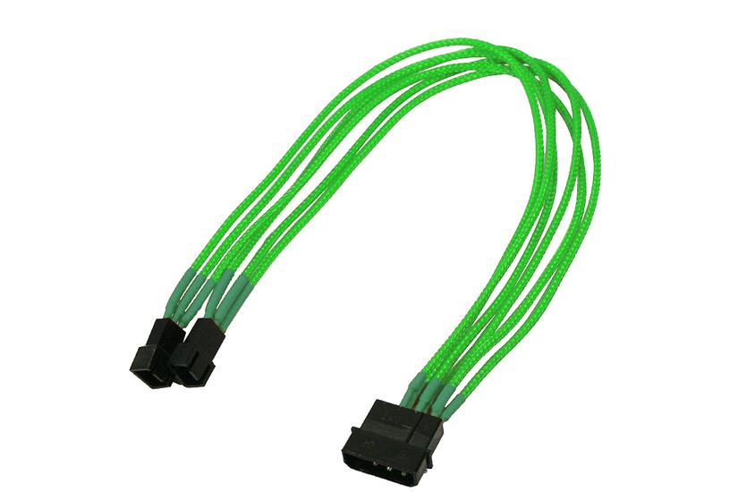 Nanoxia Blæsereffekt-adapter -pin Intern Spænding Til -pin Intern Strøm Kun Blæser 30 Cm