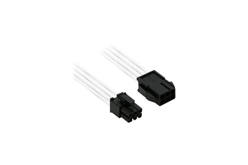 Nanoxia Single Sleeve Forlængerkabel Til Strøm Pin Pcie-strøm Til Pin Pcie-strøm 30 Cm