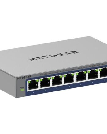 Netgear Plus Gs108ev4 Switch   Porte Ikke Administreret Monterbar På Stativ