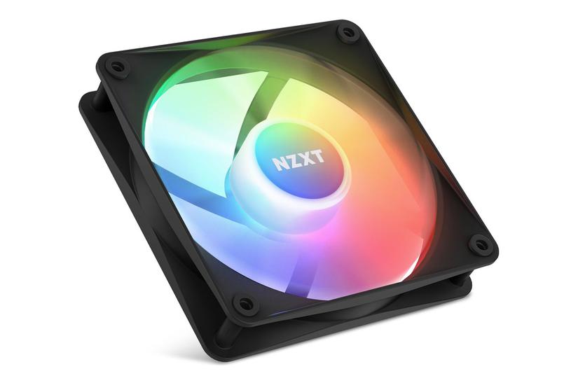 Nzxt Core Case Fan F120 120mm Rgb Pack Sort Blæser